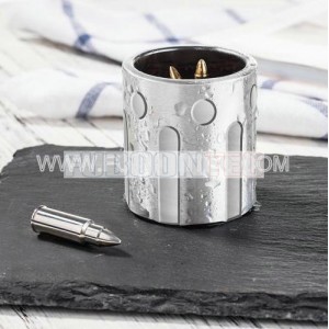 Stainless Steel304 cartridge shot glass double wall whiskey/wine chilling cup